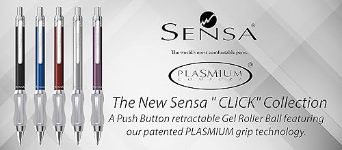 Miniatura 4 de Sensa "CLICK Bolígrafo retráctil (Lapis Blue Pearl)