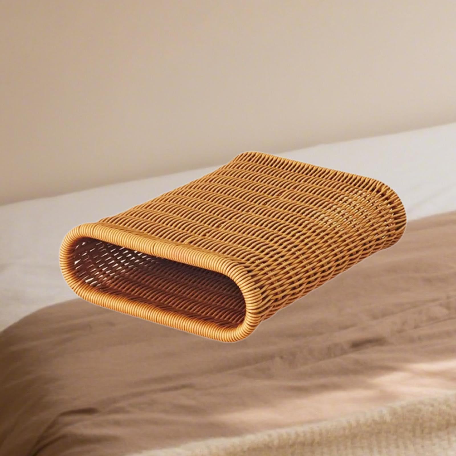 Gralara Saunakissen Cooles Ergonomisches Kurvendesign, Handgewebt für Den Haushalt, Sommer SPA