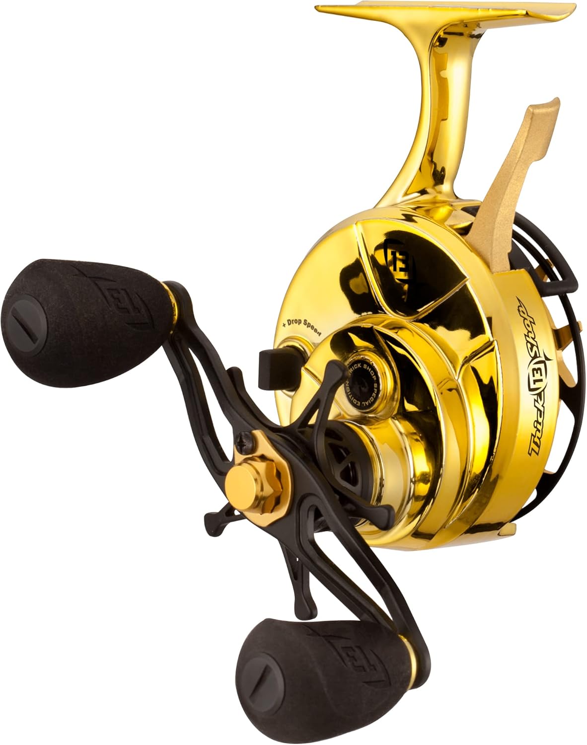 13 Fishing - Freefall Carbon - Inline Ice Fishing Reels - 10th Anniversary TrickShop Edition - 2.5:1 Gear Ratio