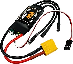 40A Brushless ESC 2-4S Speed Controller 5V 3A BEC with XT60 Plug for RC Drone Airplanes Multi-axis Aircraft Helicopter