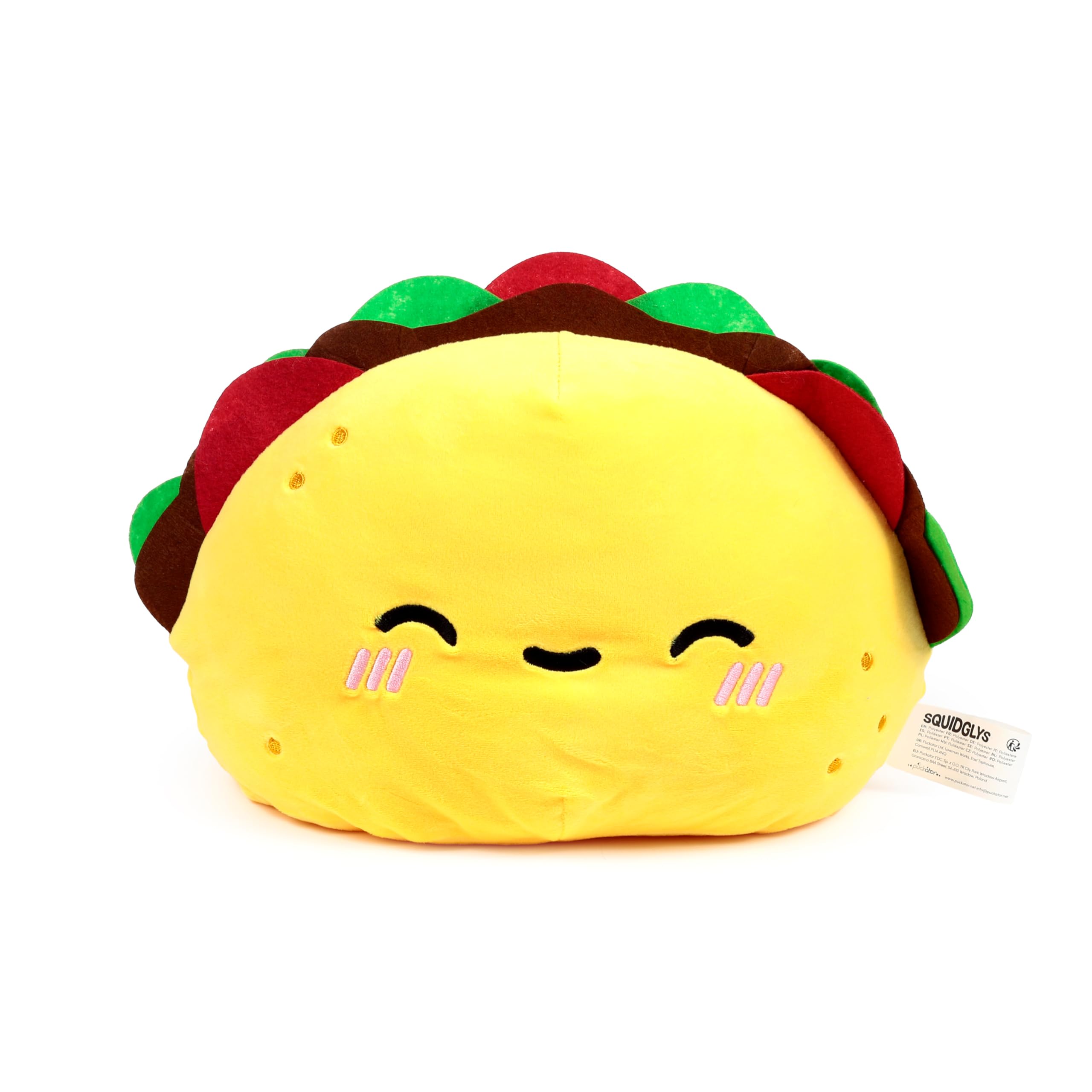 Puckator Squidglys Frida the Taco Bowl Foodiemals Plush Toy - Plushies Cute Animal Baby Newborn Kids Toys Stuff Gifts Gift For Girlfriend Cuddly Stuffed Toy Plushie