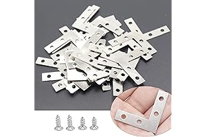 Silver Flat Corner Brackets: Stylish, Durable Supports for All Your DIY Needs
