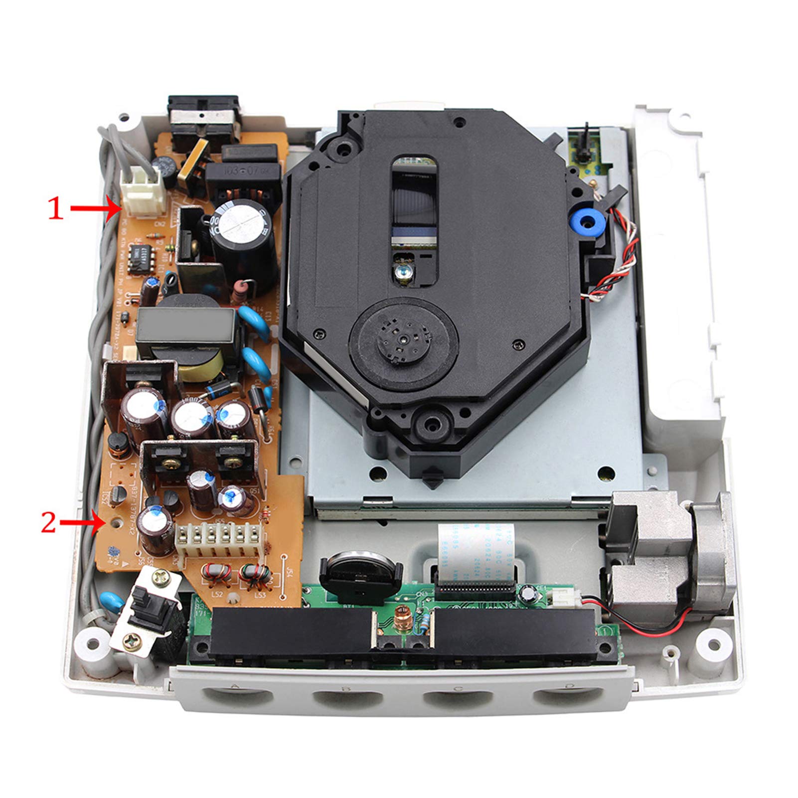 DAUERHAFT Le kit de Remplacement du Bloc d'alimentation 100-240V 12 V Versions Rev2.0 Peut remplacer Le kit de Remplacement du Bloc d'alimentation d'origine, pour la Machine de Jeu