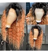Fine Plus 13x6 Lace Front Wig Water Wave Natural Synthetic Wigs for Black Women 28 Inch Deep wave...