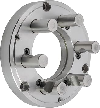 CME 6" D1-5 Camlock Lathe Chuck Backing Plate, Fits Self-Centering Scroll Chucks