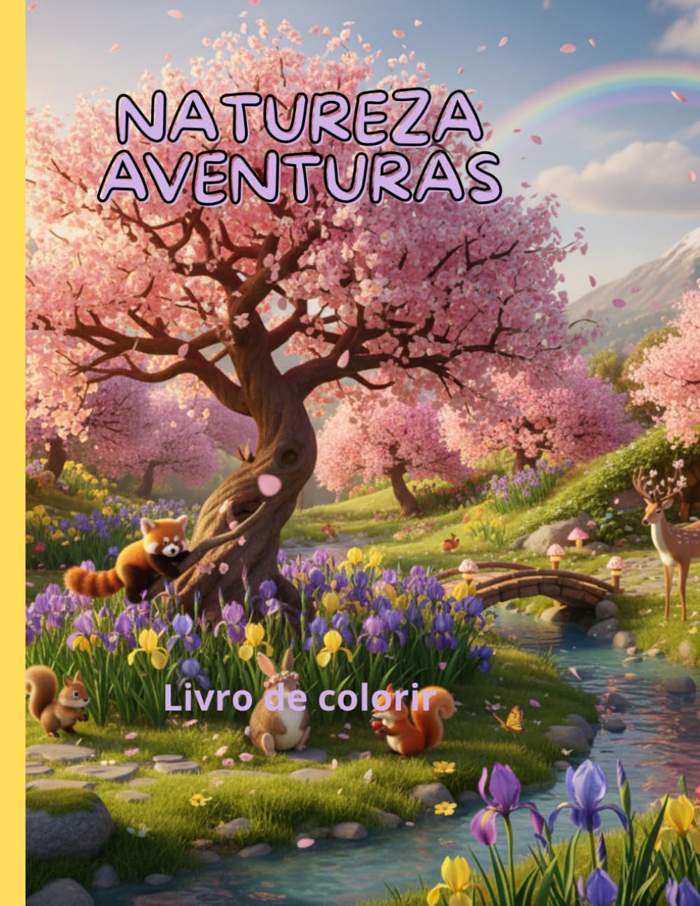 Natureza Aventuras: Livro de colorir