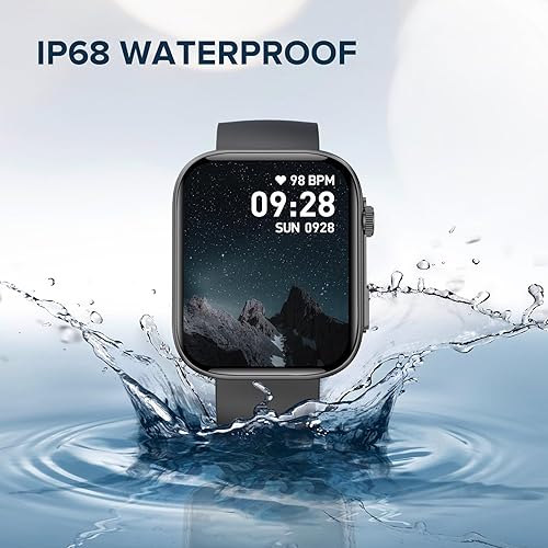 Miniatura 7 de BRIBEJAT Reloj inteligente (respuestahacer llamadas) 2.01 pulgadas, podómetro con SpO2frecuencia cardíacamonitor de sueño compatible con iPhone