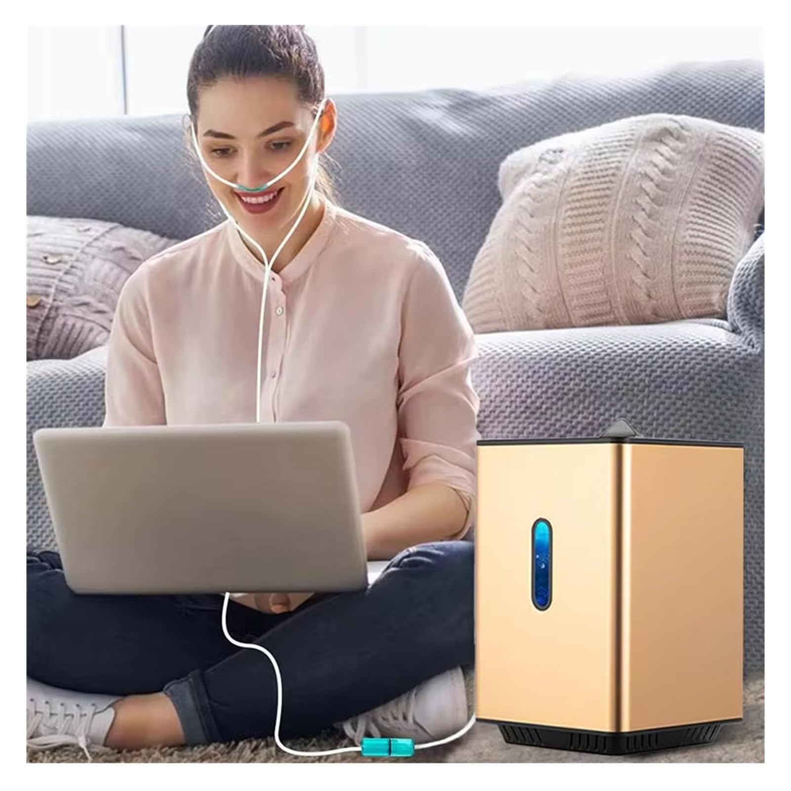 Amazon.com: DVMFQFA 2 in 1 Portable Hydrogen Inhalation Machine