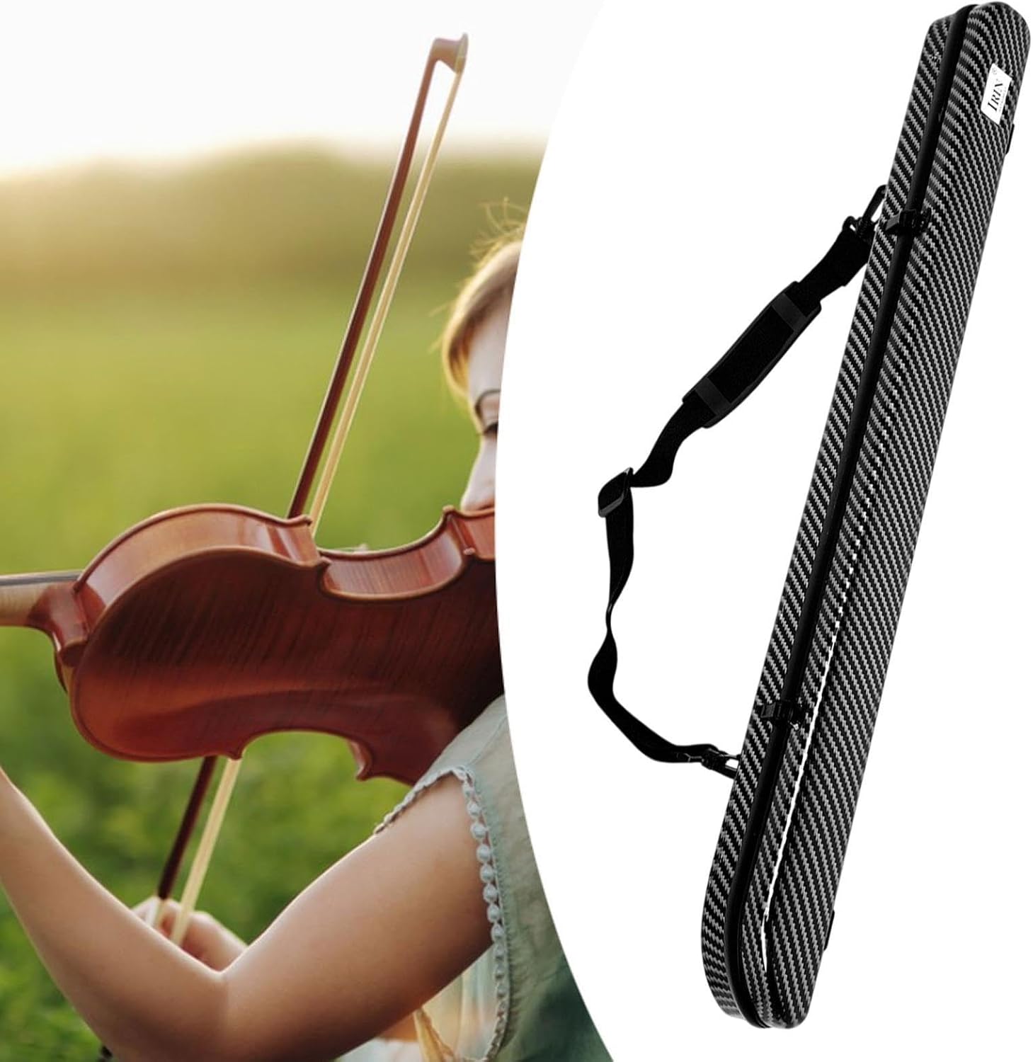 バイオリン ハードケース 4/4サイズ 軽量 頑丈 フライトケース バイオリン ハードケース 4/4サイズ 軽量 頑丈 フライトケース Amazon