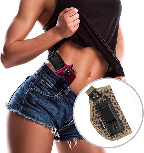 Miniatura 4 de Funda para pistola para mujer, funda de transporte oculta para pistolas universal IWB para Glock 19 26 43 Springfie XD LC9 y pistolas similares