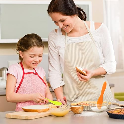 Miniatura 4 de KALIONE 16 cuchillos versátiles de mantequilla de 7 x 1.4 pulgadas, esparcidor de mantequilla de plástico, cuchillos multiusos para glaseado de