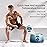BLITZWAX Back and Nose Waxing Kit for Men, Hard Wax Warmer for Brazilian, Body and Face, At Home Hair Removal Kit, Beginner Friendly, Quick Heating, 93 Accessories, Blue Waves