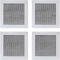 Vista 8 de Paquete de 12 parches de reparación de paneles de yeso de 2 pulgadas, parche de reparación de pared de aluminio, malla de fibra autoadhesiva sobre