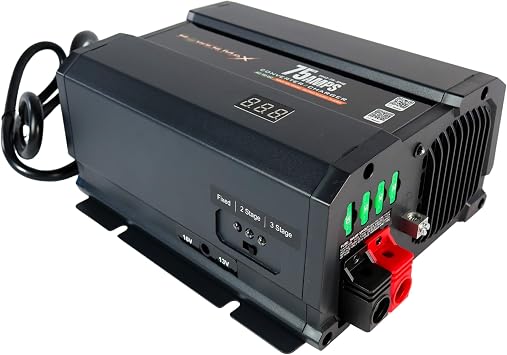 PowerMax PM3 Series Power Converter Charger for RV 110VAC to 12 Volt PM3-75