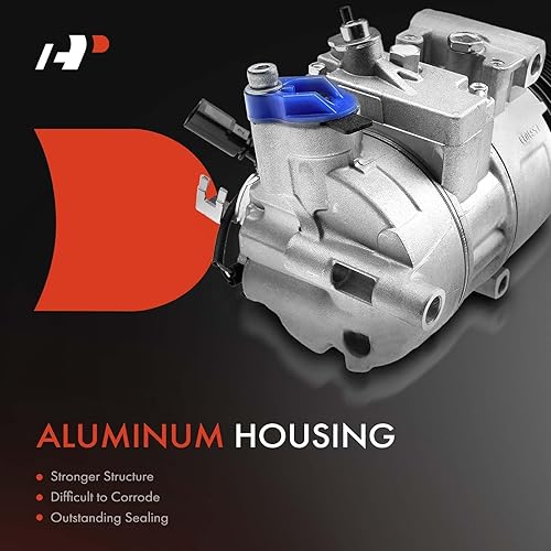 Miniatura 3 de A-Premium Compresor de aire acondicionado de CA con embrague compatible con A4 2004-2015, A4 Allroad 2013-2016, A4 Quattro, A5, A6, Q3, Q5, Q7 y