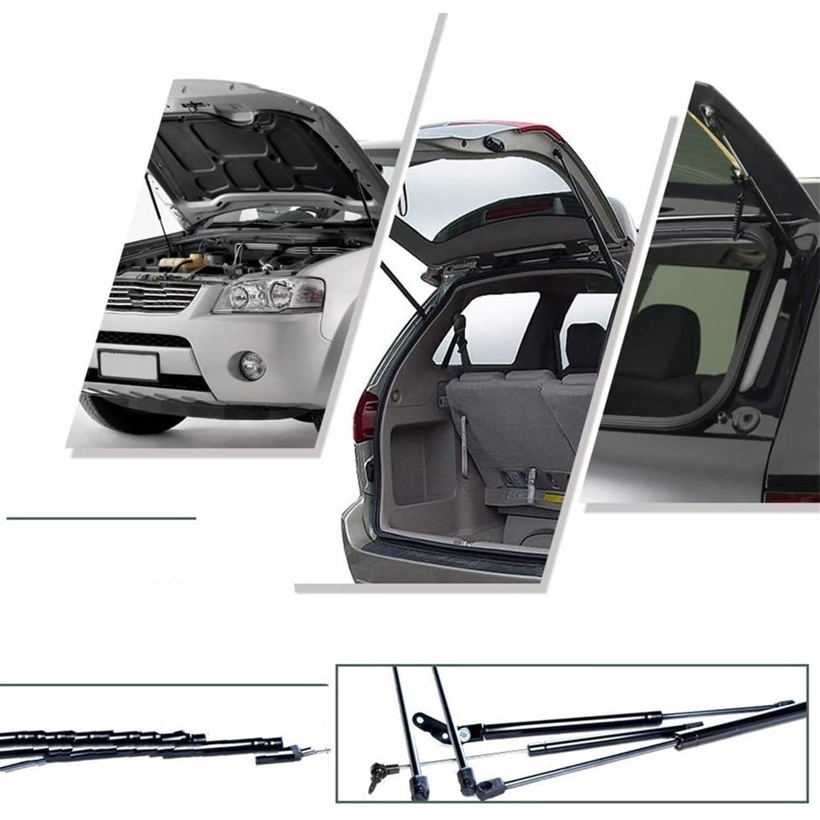 Generico Ammortizzatore Idraulico automobilistico per Peugeot RCZ 2010 Coperchio valvola Anteriore Molla a Gas Ammortizzatore a Asta di Supporto per Sollevamento