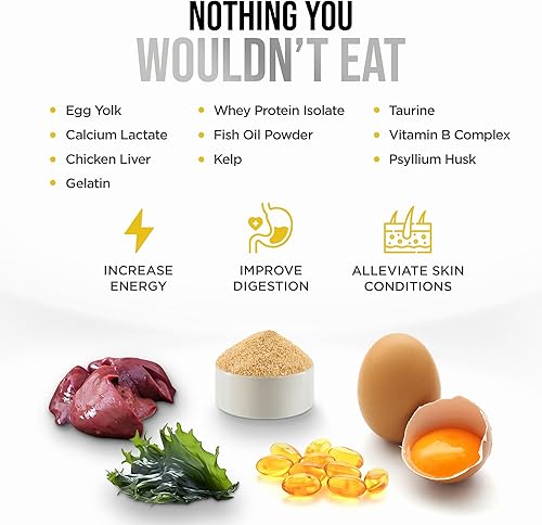 Miniatura 3 de Sepa mejor para los gatos receta de pollo, premezcla cruda o cocidasuplemento para hacer comida casera para gatos, totalmente natural, aprobada por