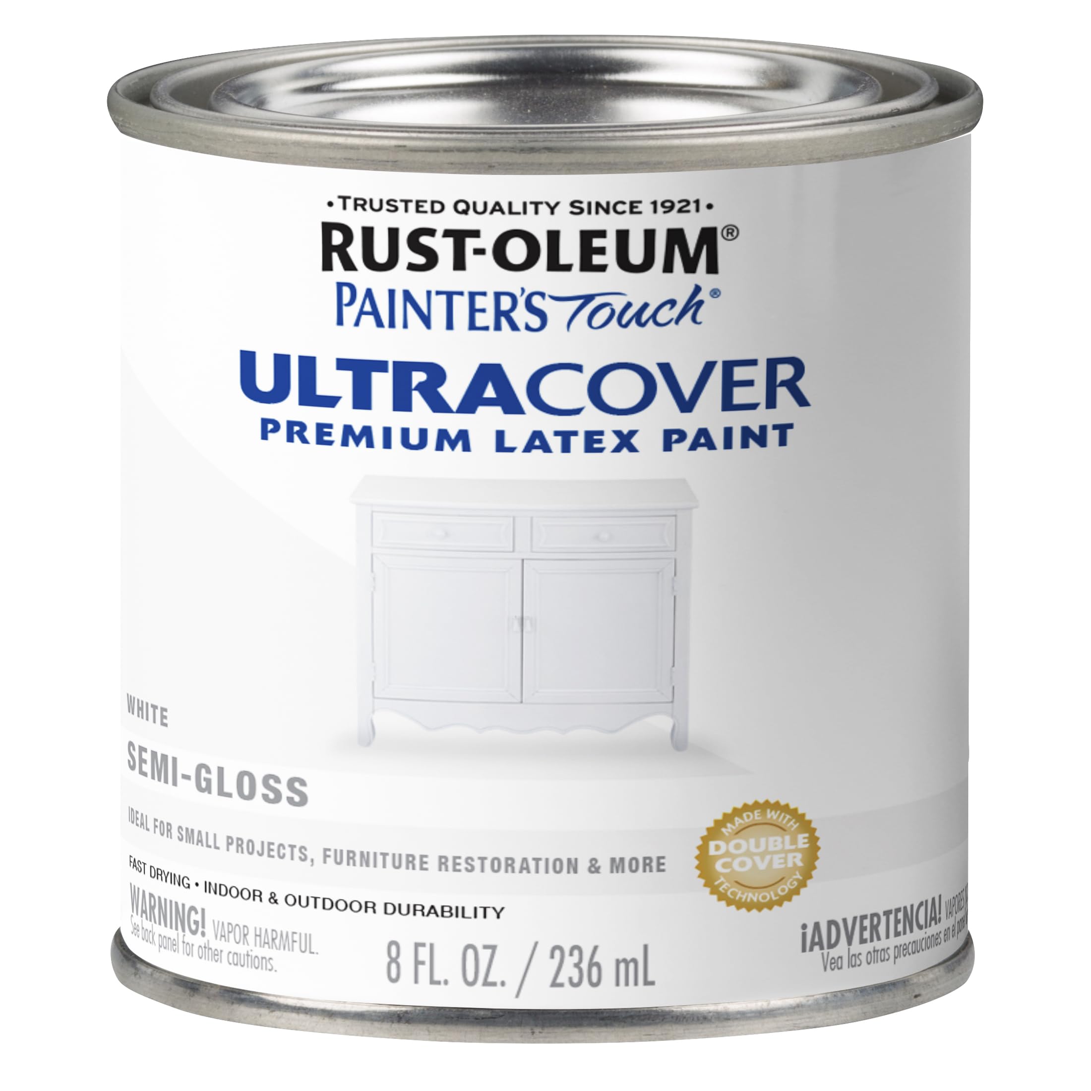 Rust-Oleum 1993730 Painters Touch Latex, Half Pint, Semi-Gl