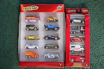 入手困難 FAST LANE スーパーウィール ダイキャストカー 50台 Amazon | ファストレーン 10pack+5pack ストリートカー 緊急車両