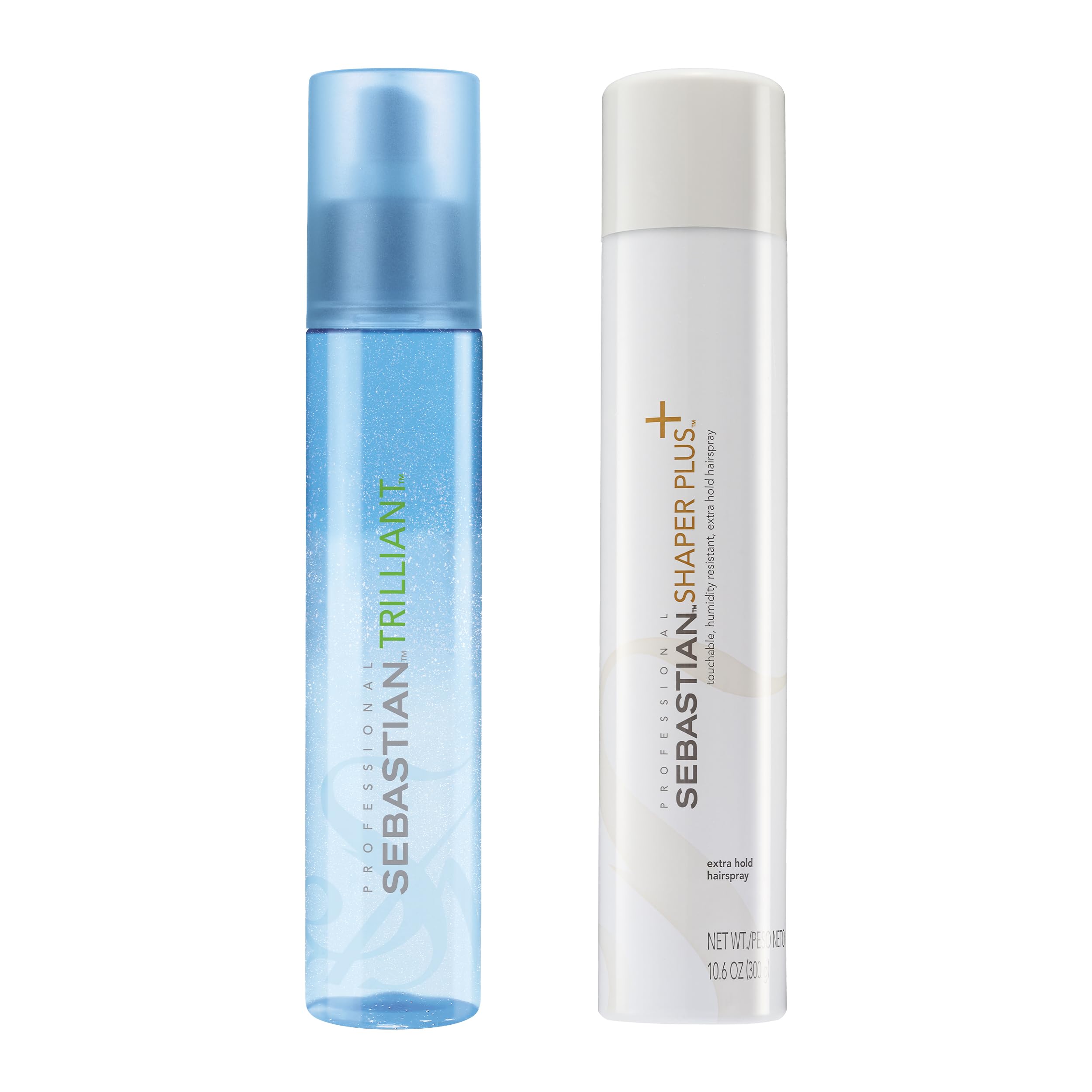 Grunge Waves Cocktail Set Trilliant, Thermal Protection and Shimmer-Complex Spray, 5.07 fl oz Shaper Plus 55% Extra Hold Styling Hairspray, 10.6 oz