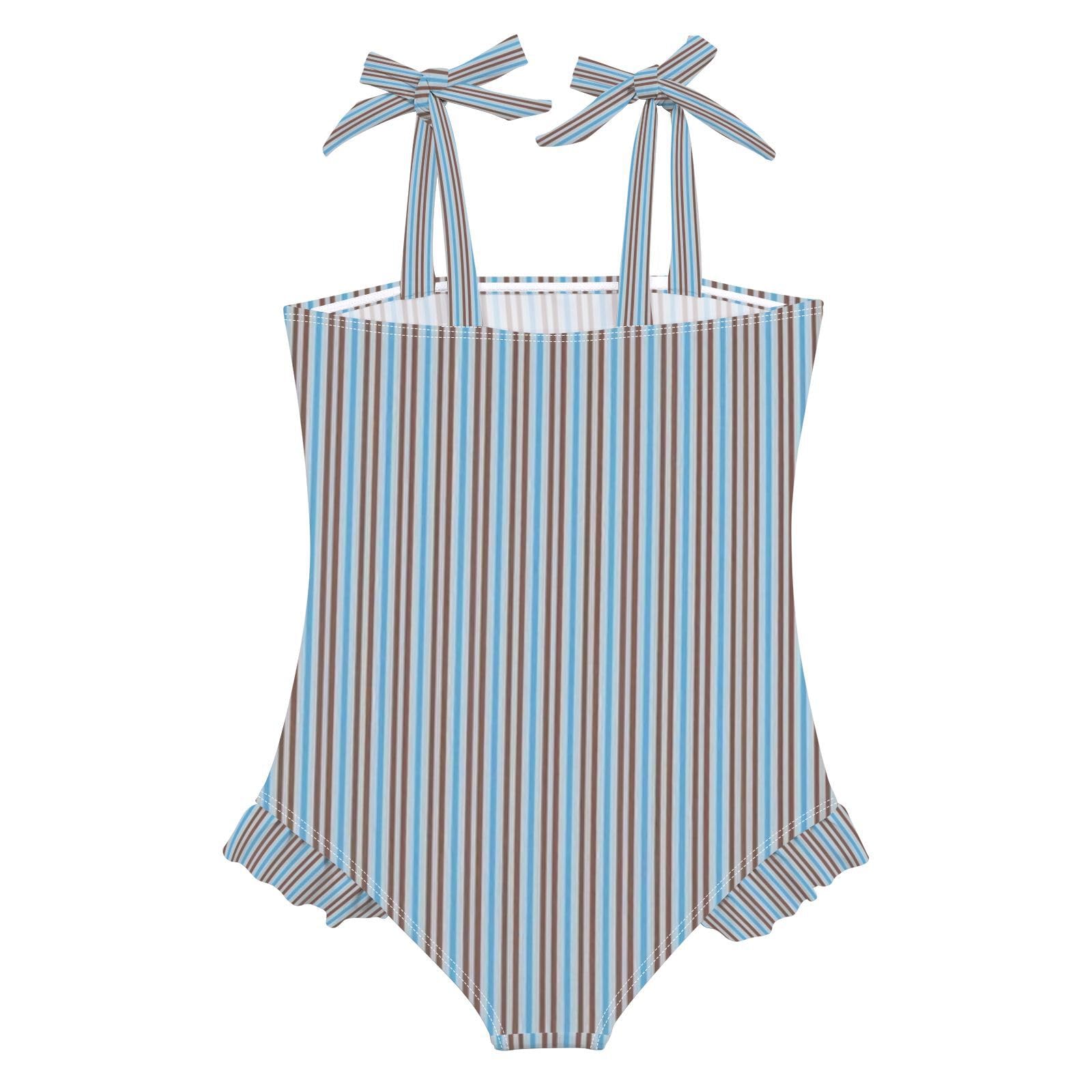 FRODOTGV Costume da bagno intero per ragazze, ad asciugatura rapida, costume da bagno da spiaggia per bambine