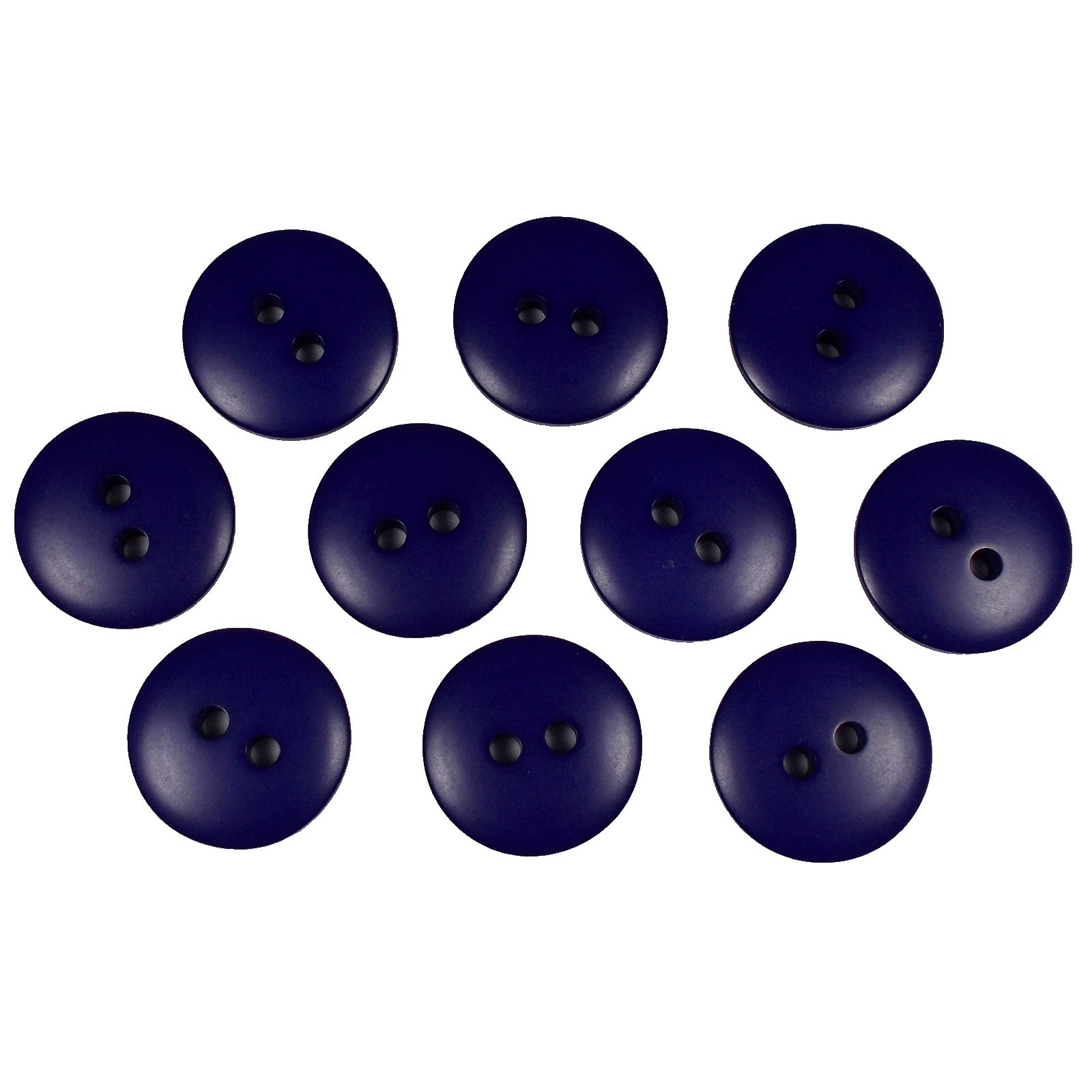 Push The Button Purple Smartie Buttons Polyester Round 2 Hole Pack Of 10 (, 15Mm)
