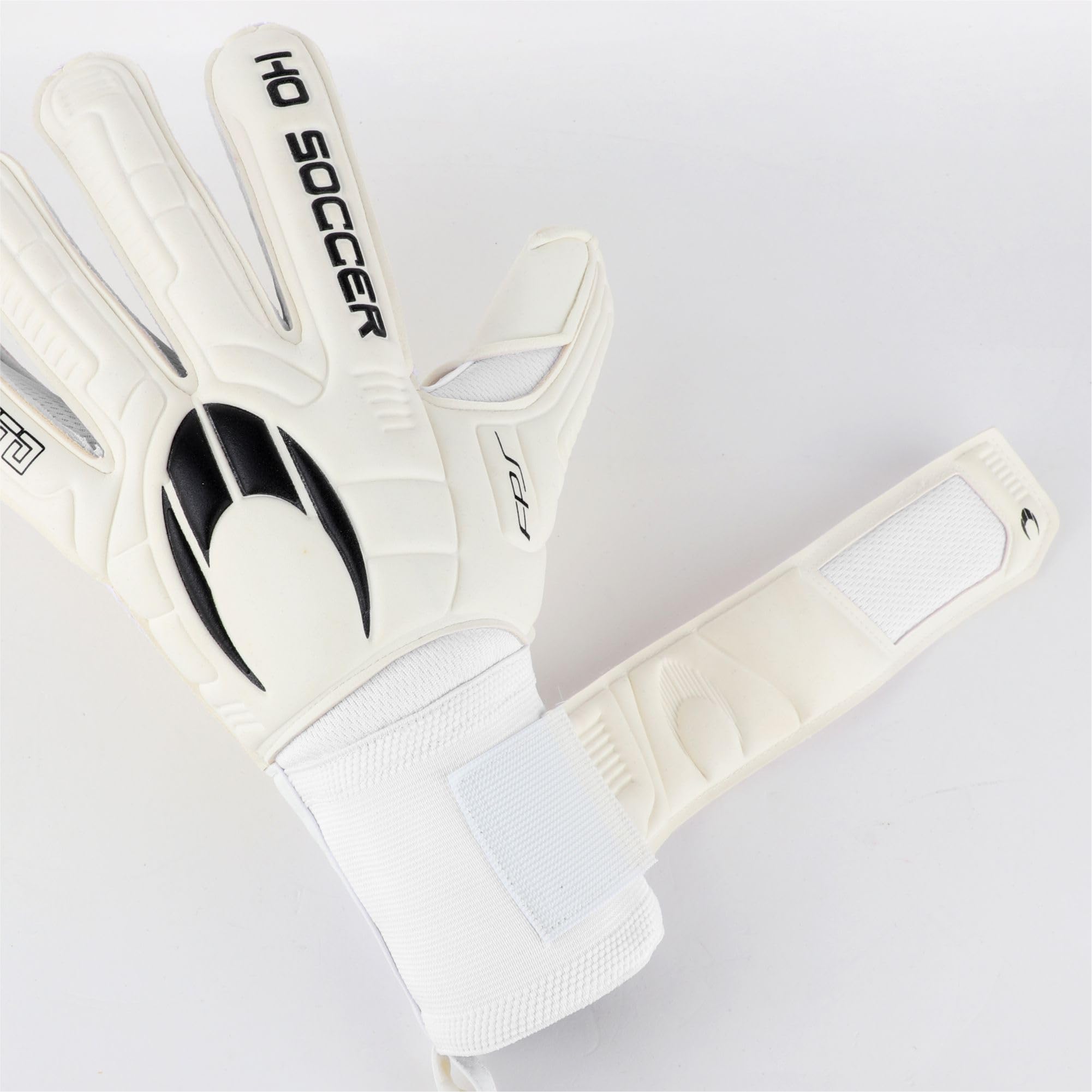 Guantes de Portero HO Soccer SPIRITO White Protek Flat Blanco