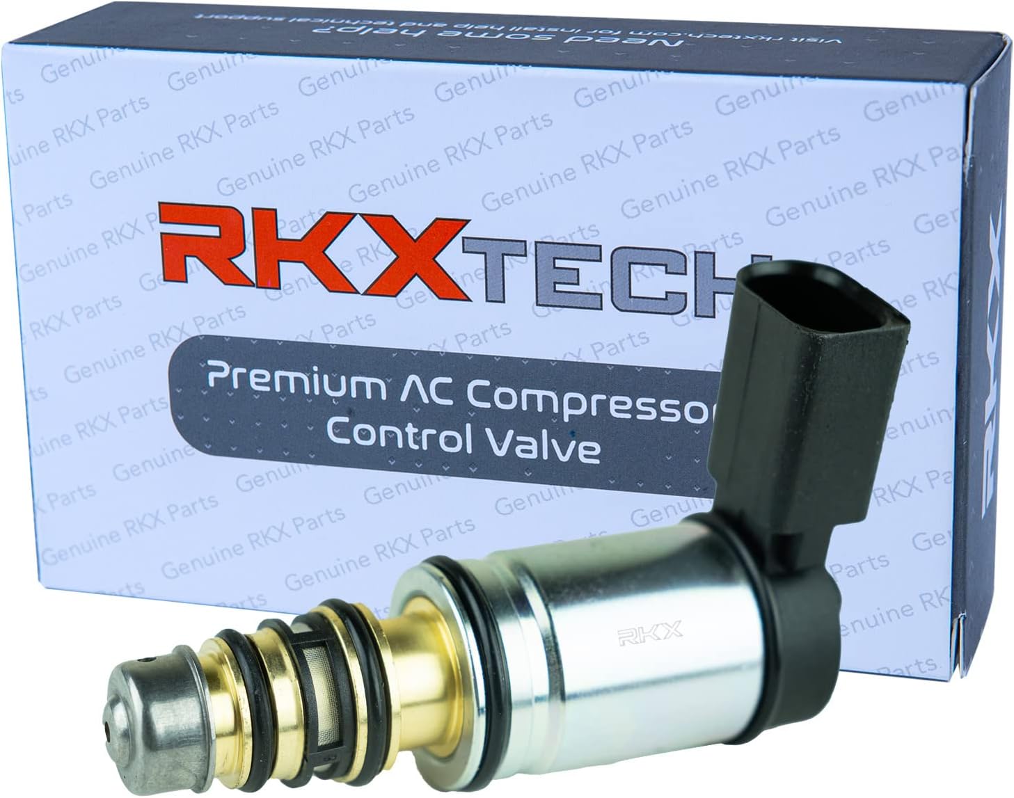 RKX AC Compressor Control Solenoid Valve Compatible with select AC compressors found in VW, Skoda, Audi and others
