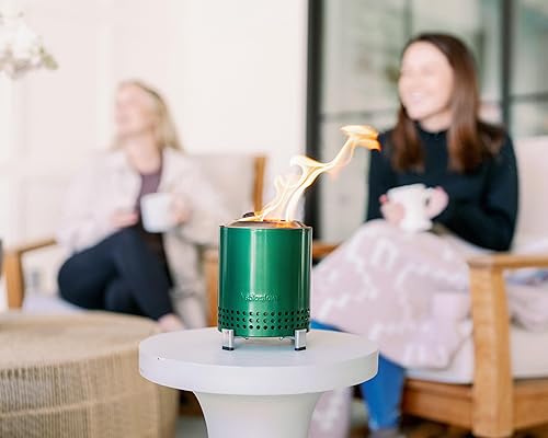 Miniatura 7 de Solo Stove Mesa - Hoguera de mesa con soporte, mini fuego de bajo humo para exteriores para zonas urbanas y suburbios, alimentado por pellets o