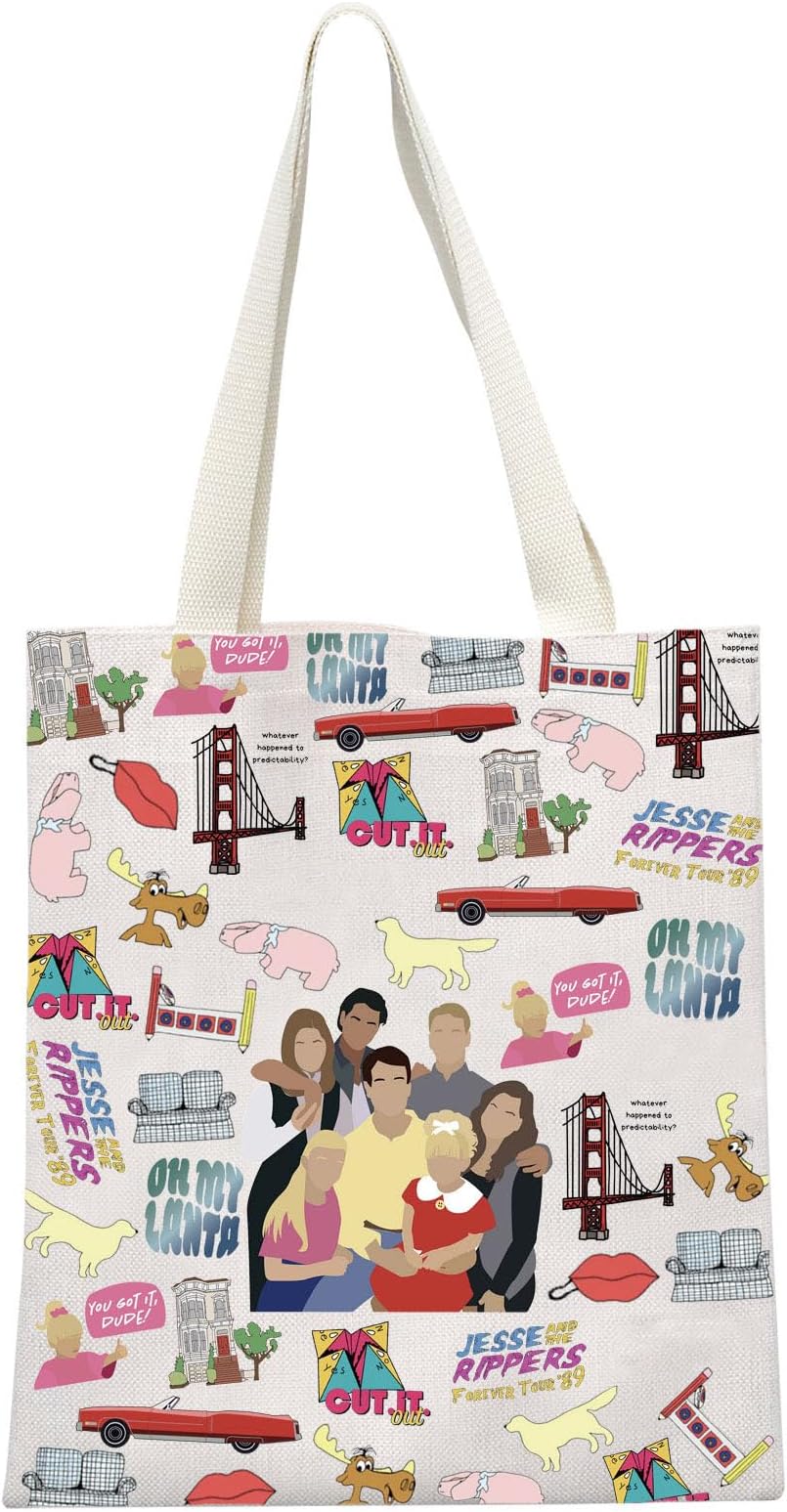 90s Tv Show Merchandise Gift Tv Show Inspired Gift Jesse Tote Bag for Comedy Show Fans