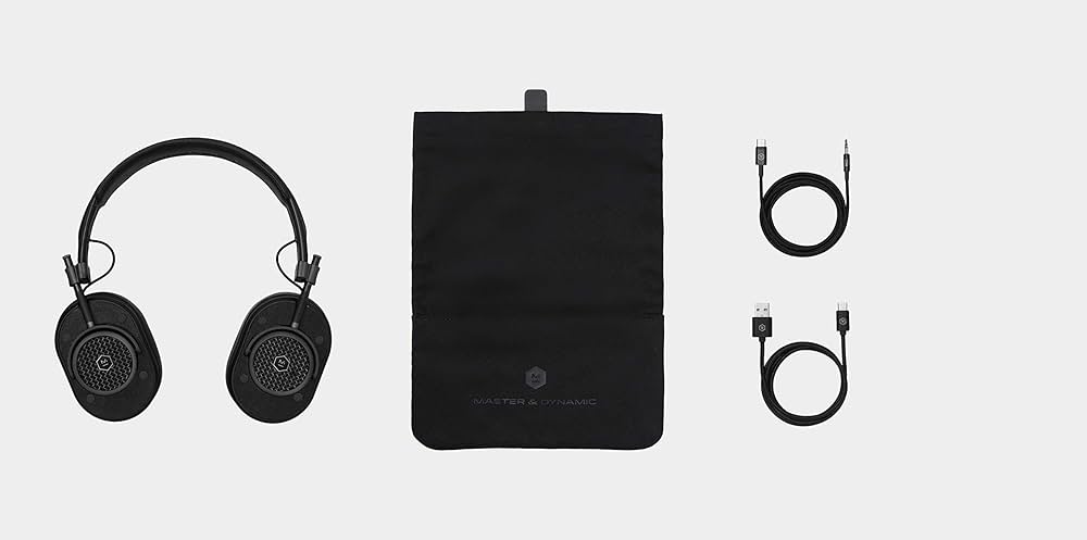 Master & Dynamic MH40 Wireless Over Ear Headphones, Black : Amazon