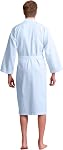 Men's Waffle Spa Bathrobe with 100% Cotton. Long, Lightweight Men Robes, Absorbent