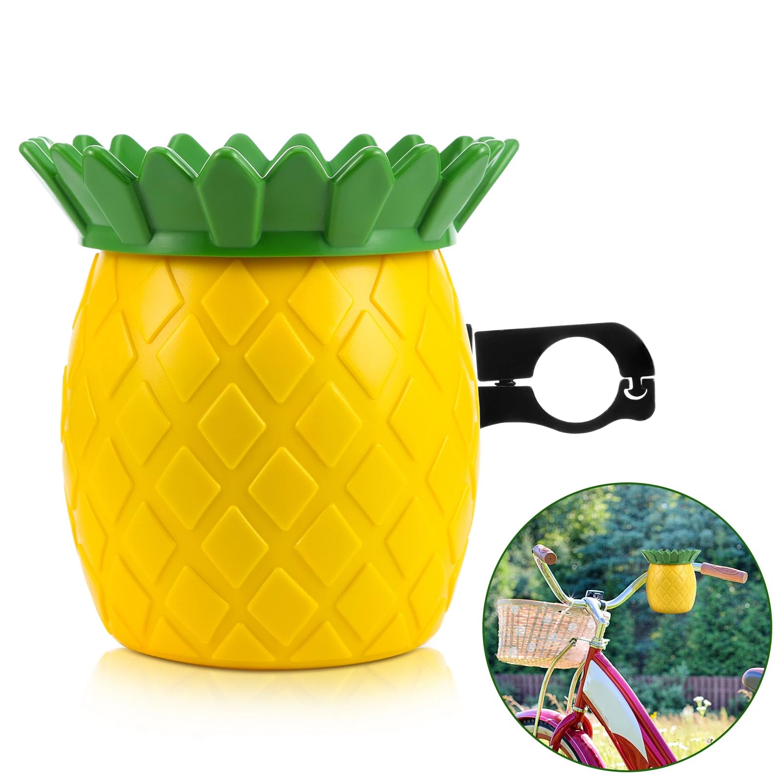Pineapple Bike Cup Holder Cute Aluminum Drink Holder