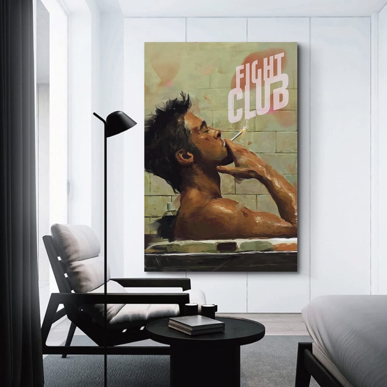 Poster Su Tela Fight Club 1, Stampa Decorativa Da Parete 30x45 Cm, Moderna Per Camera Da Letto E Soggiorno - 2