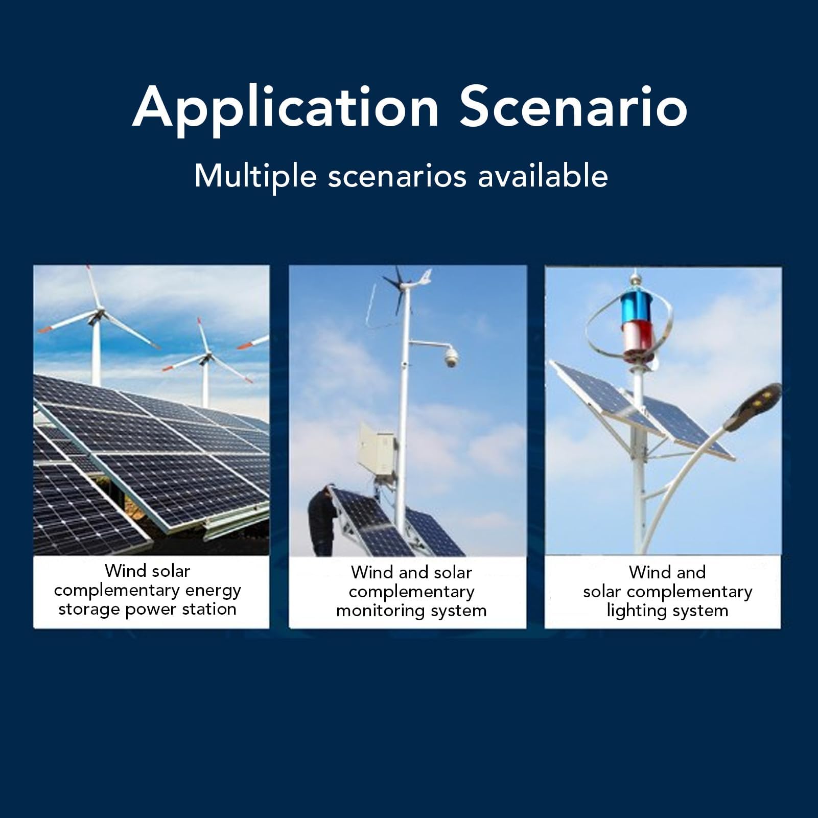 Controlador de carga eólica impermeable, Controlador híbrido solar eólico con indicador LED 1000W para generador eólico