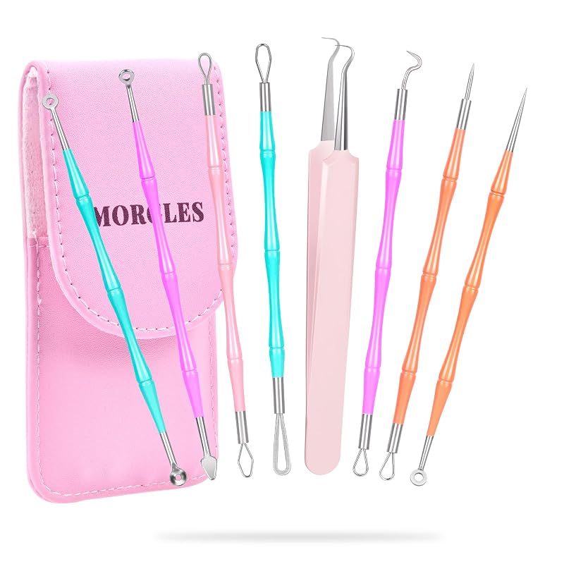 Kit de ferramentas MORGLES para cuidados da pele com estojo, modelo JJB010