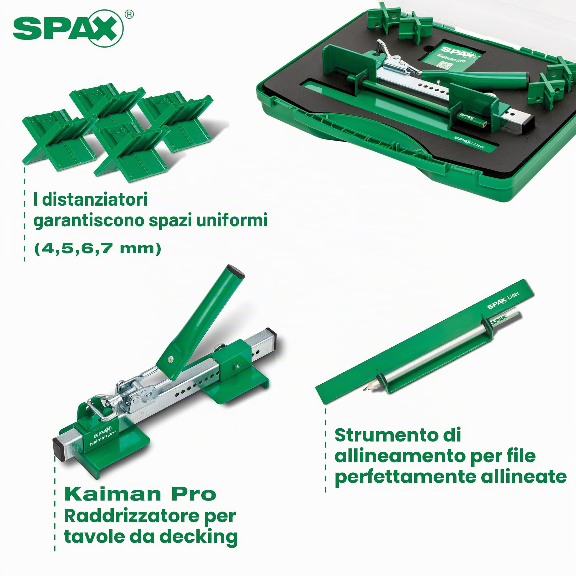 SPAX Kaiman Pro - Raddrizza assi per allineare assi deformate, 5009409872009