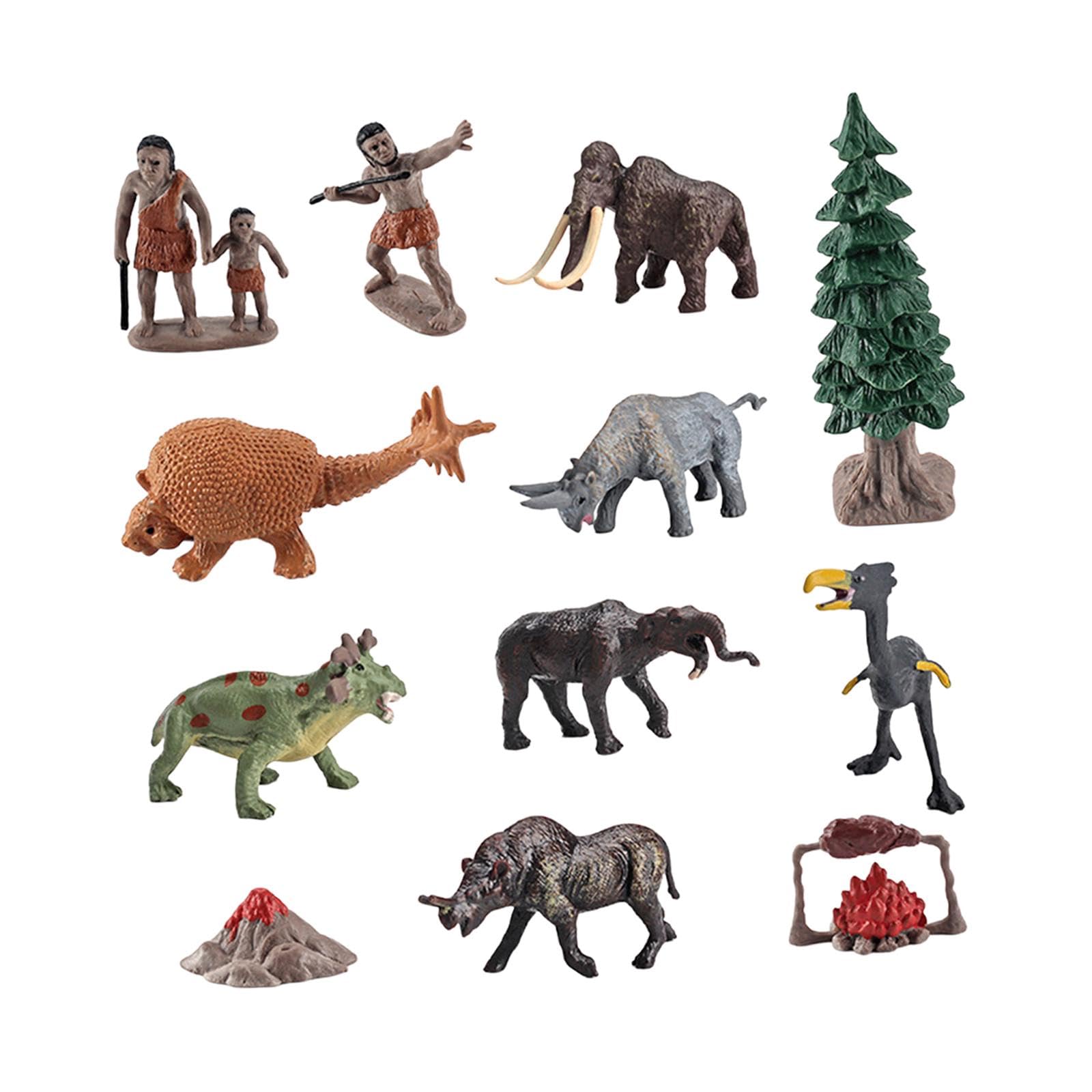 アンリ人形 Talking to the animals  ホアンフェランディス ATORSE 12Pcs Mini Prehistoric Animal Model Holiday Present Ancient