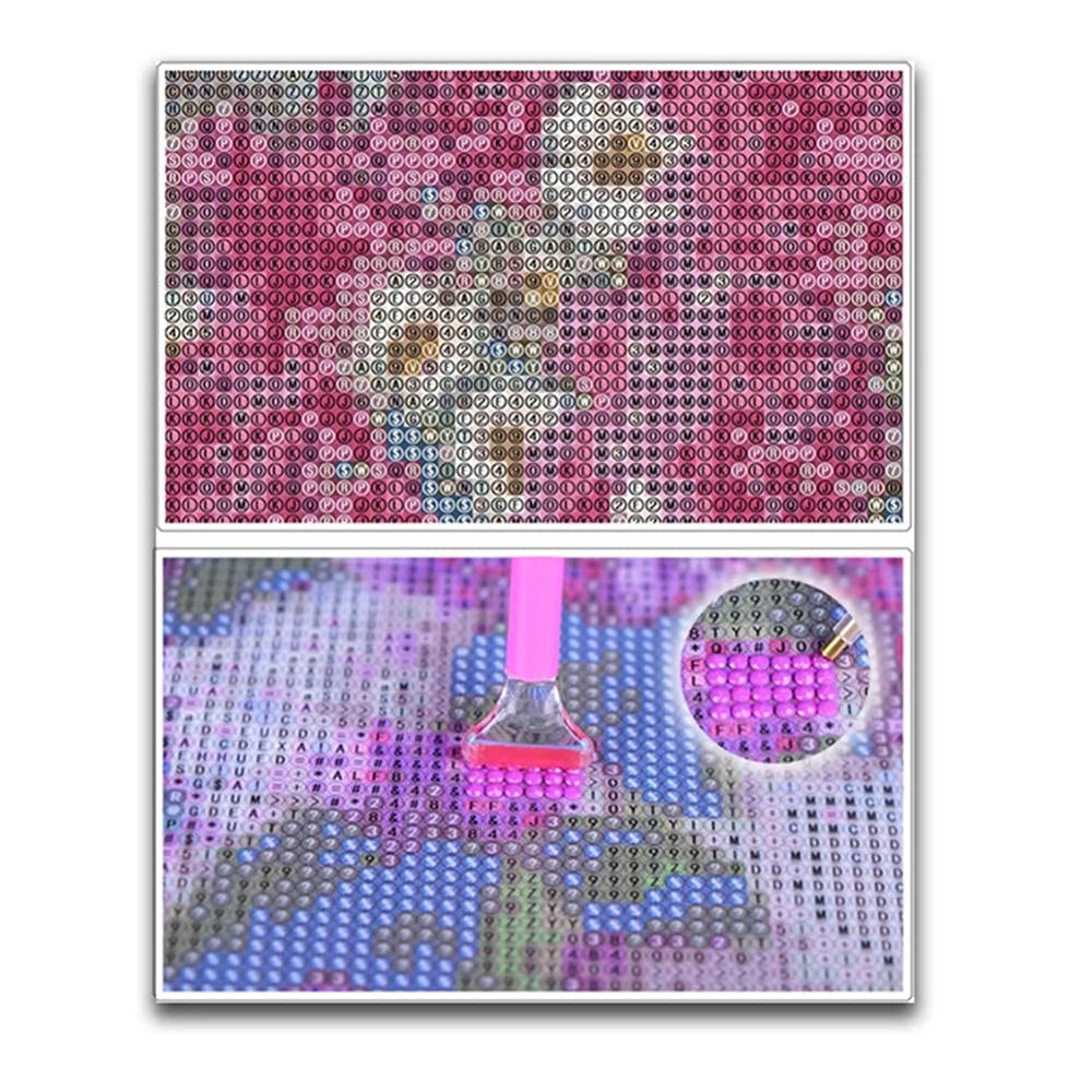 Kit De Peinture Diamant 5D DIY, Dauphin Broderie Diamant Painting,Peinture Par Numéro Diamond Painting Strass Point De Croix Arts Maison Décoration Murale Cadeau 60x80cm/24x32inch Square Drill