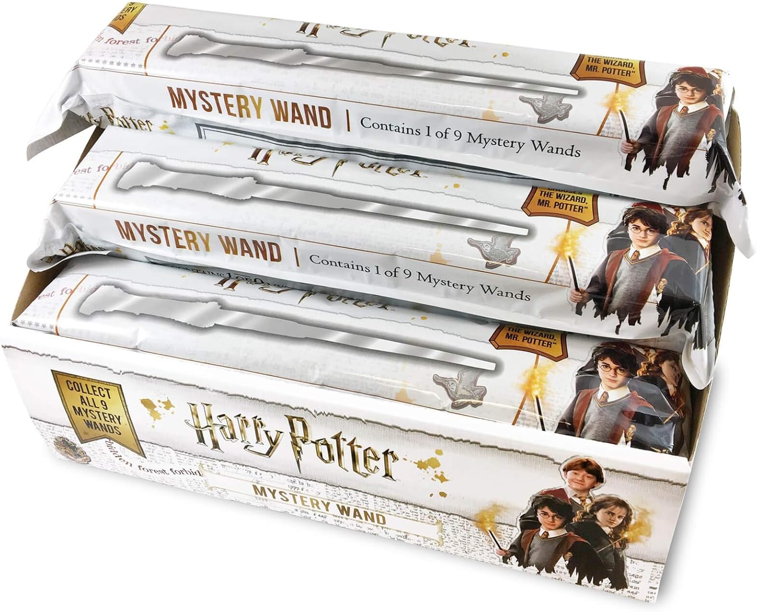 WB 1290 Harry Potter Mystery Wand - Contains 1 of 9 - Collectible Wands, 5 years or up