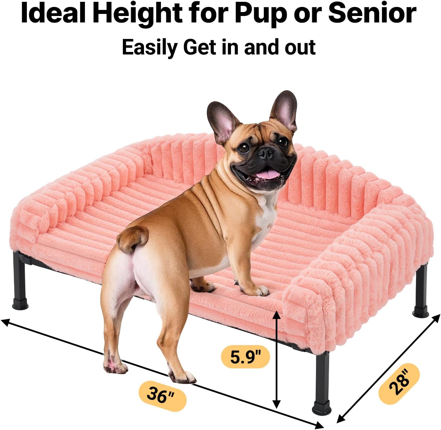 “Pamper Your Pup: A Review of the Veehoo Elevated Dog Bed with Bolster Cushion”