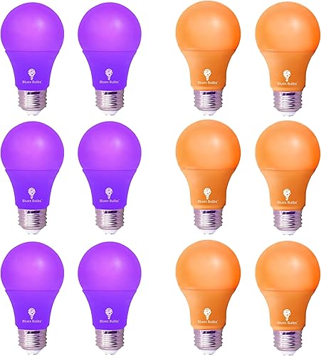 Vista 18 de Paquete de 4 bombillas LED A19 de 120 V, base E26, 9 W (reemplazo de 60 vatios), decoración de fiestas, porche, iluminación del hogar, bombillas