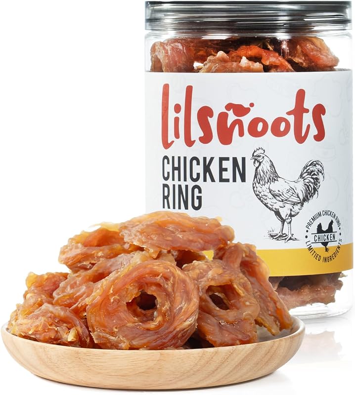 Petisco para Cães em Anéis de Frango com Textura Macia LILSNOOTS, 354 g