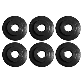 41317 E-3469 Tubing Cutter Replacement Wheel 6-Pack Compatible with RIDGID Models 101, 103, 104, 117, 118, 150, 151, 152, 153, 205 Copper Pipe Cutter Replacement Parts for Accurate Cutting