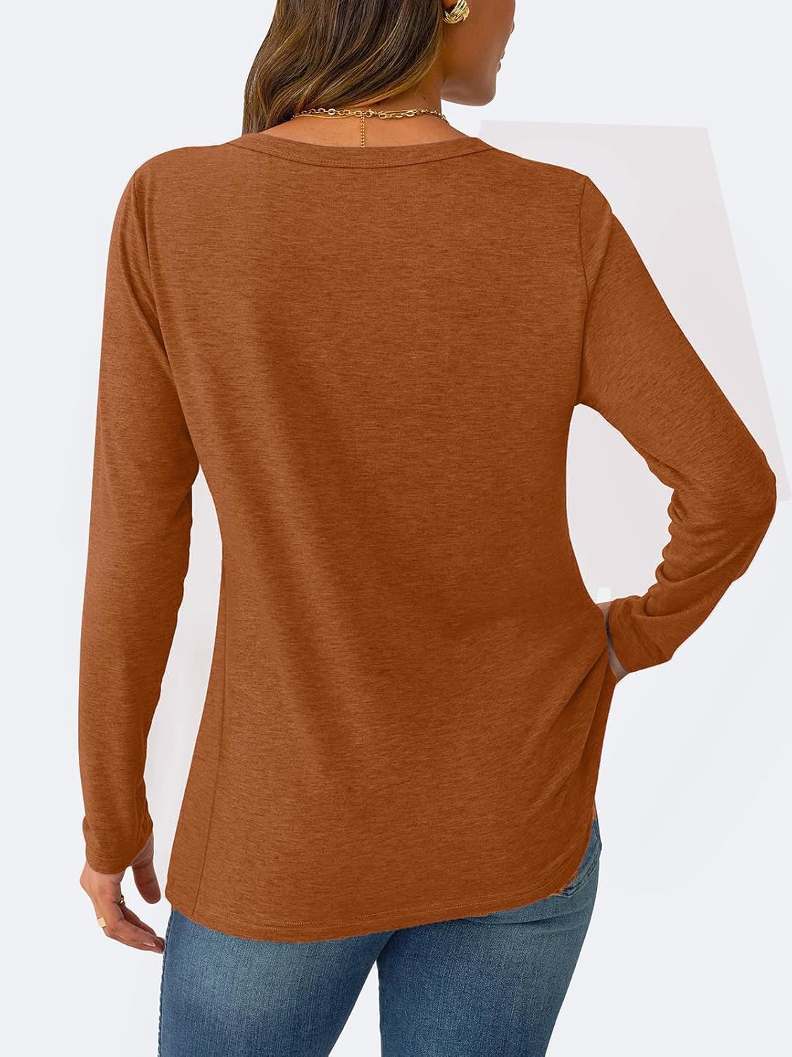 Thanksgiving Shirts for Women: Thankful Letter Printed Long Sleeve Shirt Thankful Greatful Blessed Shirts Fall Pumpkin Tops - Image 5