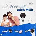 Oreo Cadbury Strawberry Flavour Cream Sandwich Biscuit Refined Wheat Flour,Cocoa Solids, 113.75 Gram, Pack Of 10 gallery image