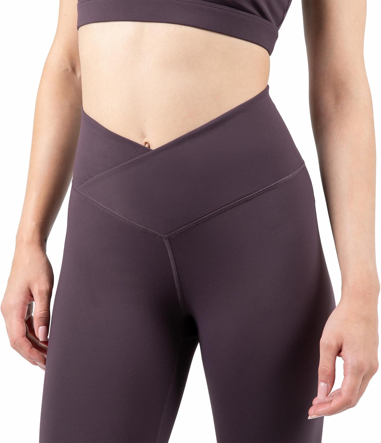 YITTY Active Women's Ultraluxe Crossover High-Waist Legging, Athleisure, 4-Way-Stretch - Image 4