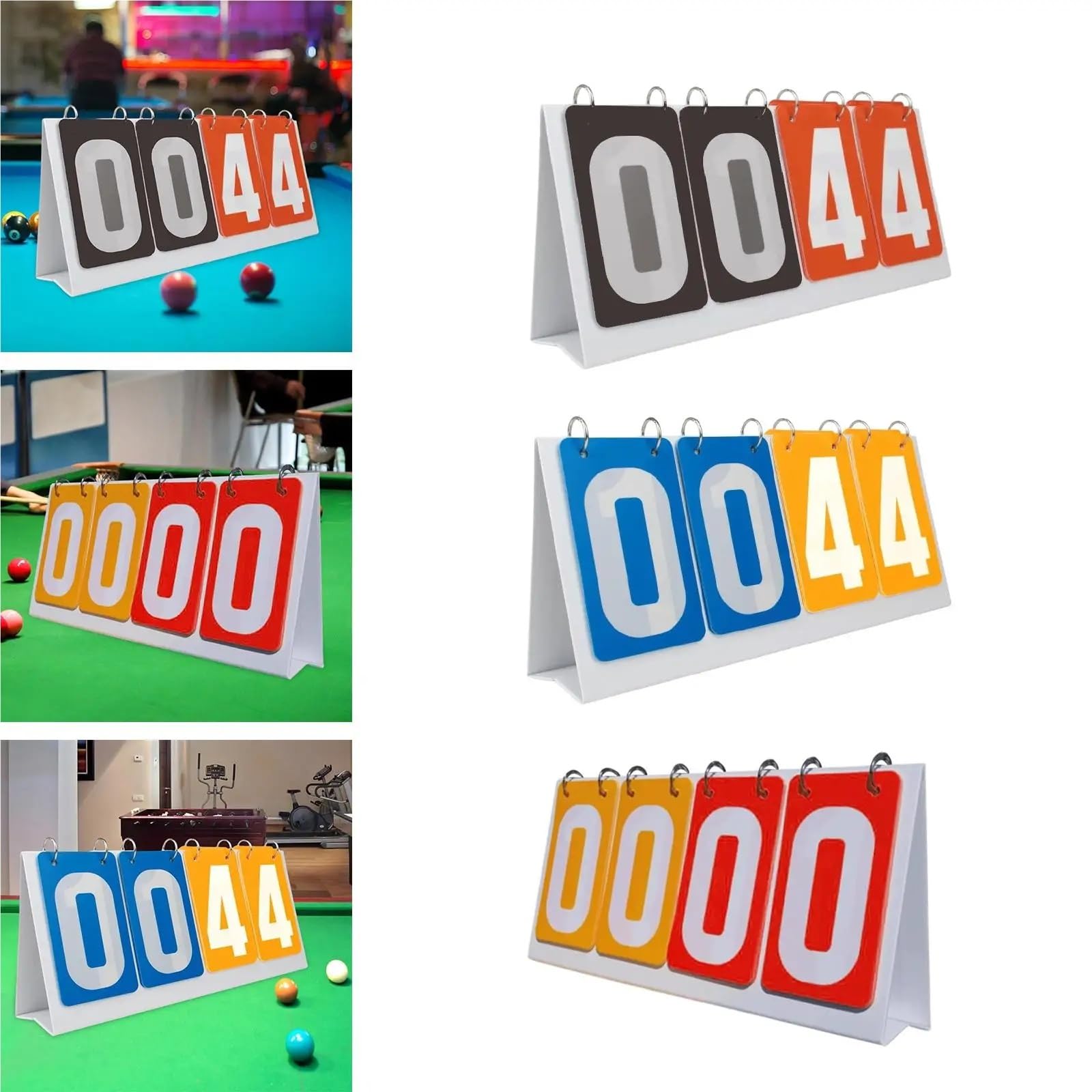 Digitale Flip-Anzeigetafel, tragbar, Flip Number Scoreboard for Baseball, Fußball, Volleyball, Basketball, Tennis