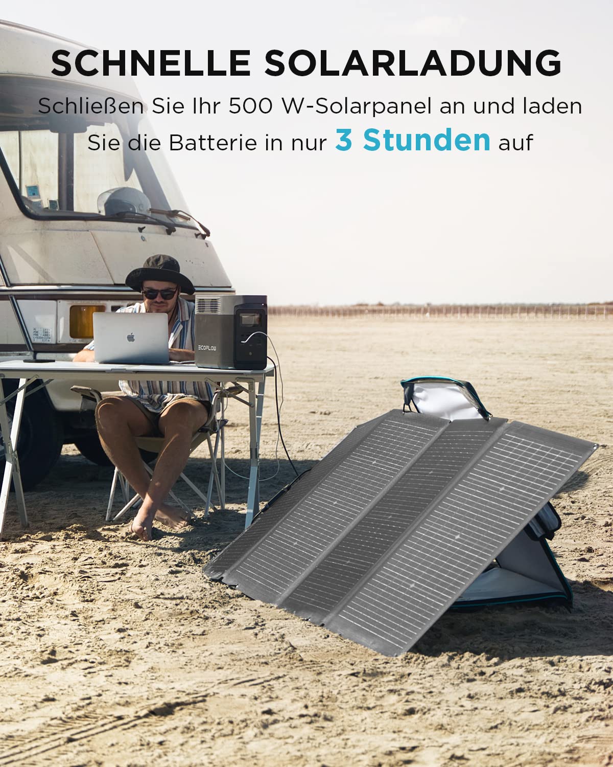 EF ECOFLOW Delta 2 Tragbare Powerstation 1024Wh (Generalüberholt) | erweiterbarer Kapazität bis zu 3kWh, Solargenerator für Camping, Wohnmobile, Kleine Verpackungsmängel, Produkt unbenutzt