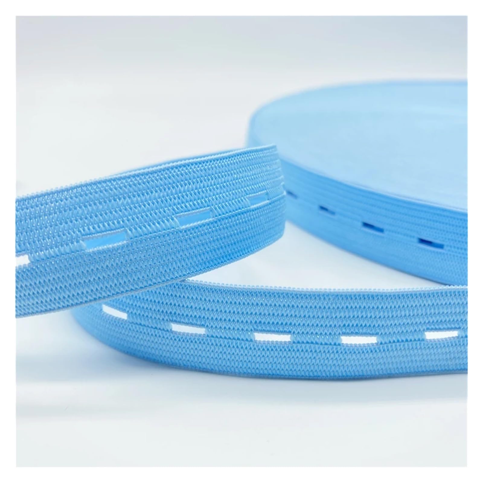 Dzianinowe gumki do dziurek na guziki 20 mm x 2 metry